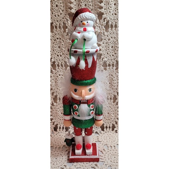 Kurt Adler Hollywood Nutcrackers Snowman Hat Nutcracker - Thumbnail 3